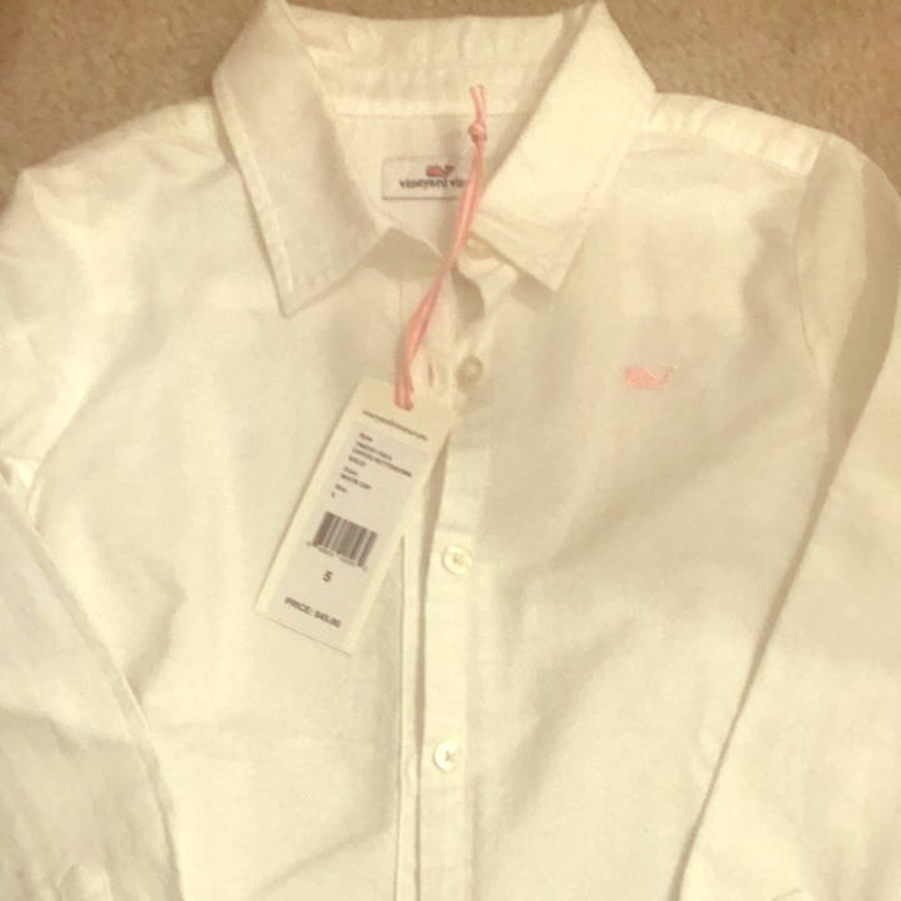 NWT Vineyard Vines Oxford button down size 5